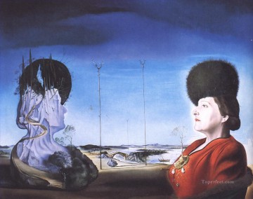 抽象的かつ装飾的 Painting - イザベル・スタイラー夫人の肖像画 タス 1945年 シュルレアリスム